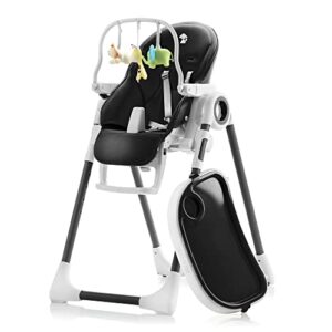 Sweety Fox Folding High Chairs for Babies and Toddlers - with Toy Arch - High Chair with Adjustable Heights and Position - Baby High Chairs 6 Months Plus (Max 15kg)