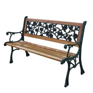 Garden Bench with Backrest