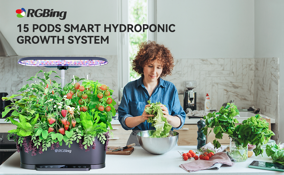 15 Pods Hydroponics Growing System