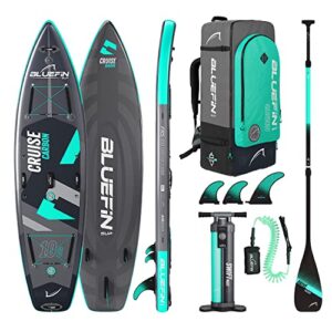 Bluefin SUP Cruise Carbon 10'8 Inflatable Paddle Board Adult SUP board Bluefin SUP Cruise Carbon 10'8 SUP Paddleboard Package Portable & Travel safe Carbon Paddle Board Accessories included
