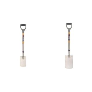 Spear & Jackson 1161BS Neverbend Stainless Steel Border Spade & 1160SP Neverbend Stainless Steel Digging Spade